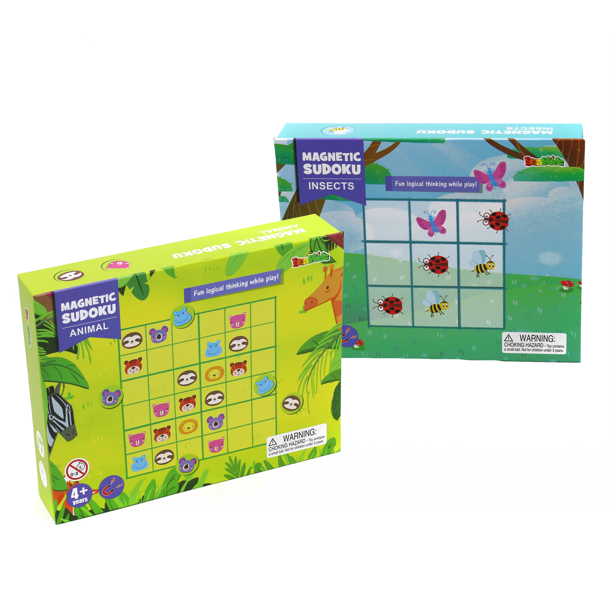 Zummy Educational Kids Creative Magnetic Play Sudoku Insect & Animal Learning