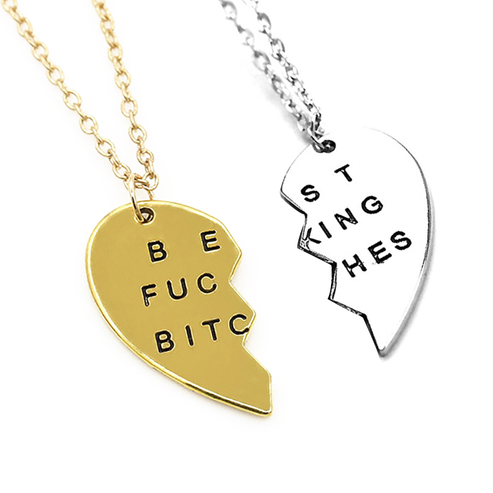 Matching BFF Friendship Pendant Necklace BelleChic