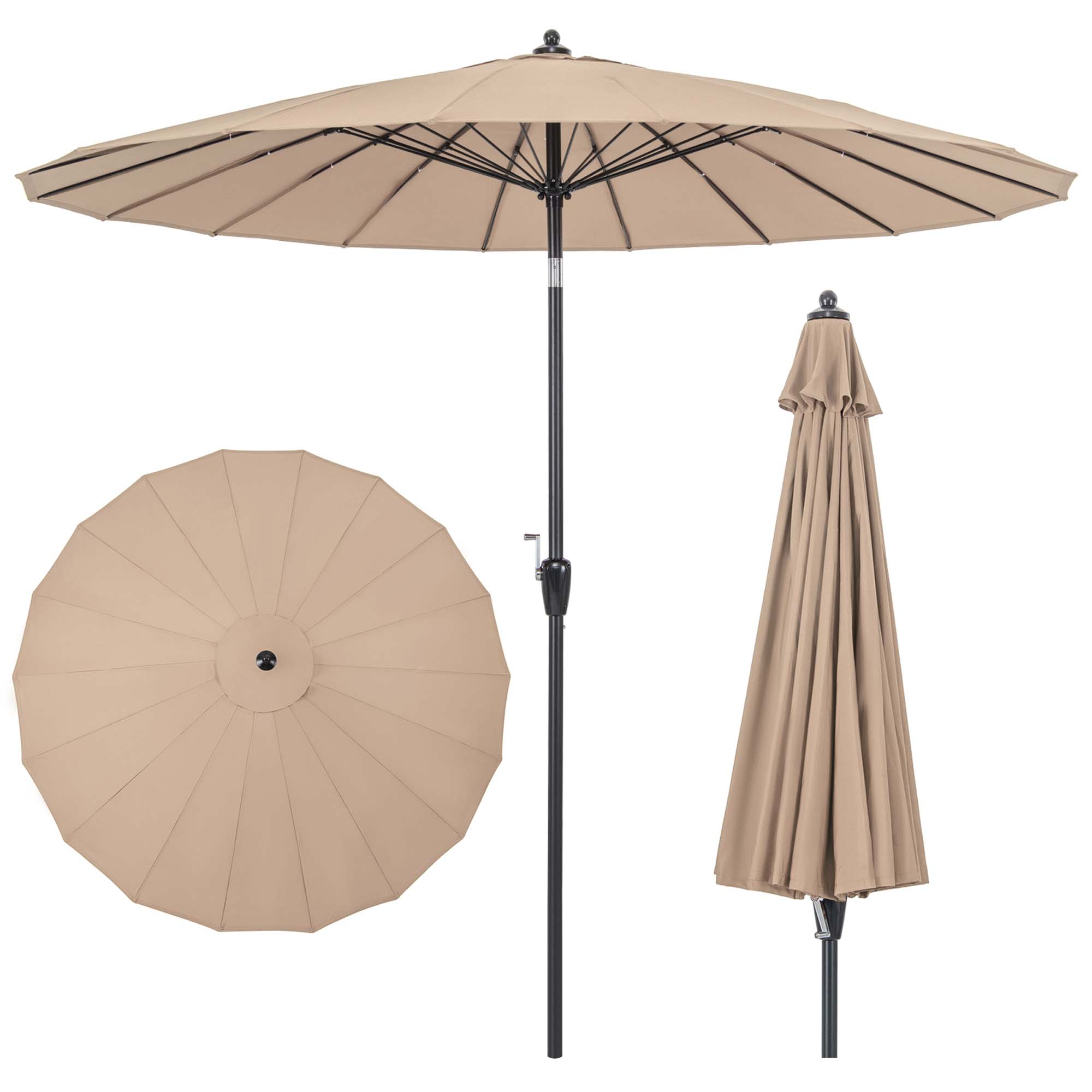 9 FT Patio Round Market Umbrella