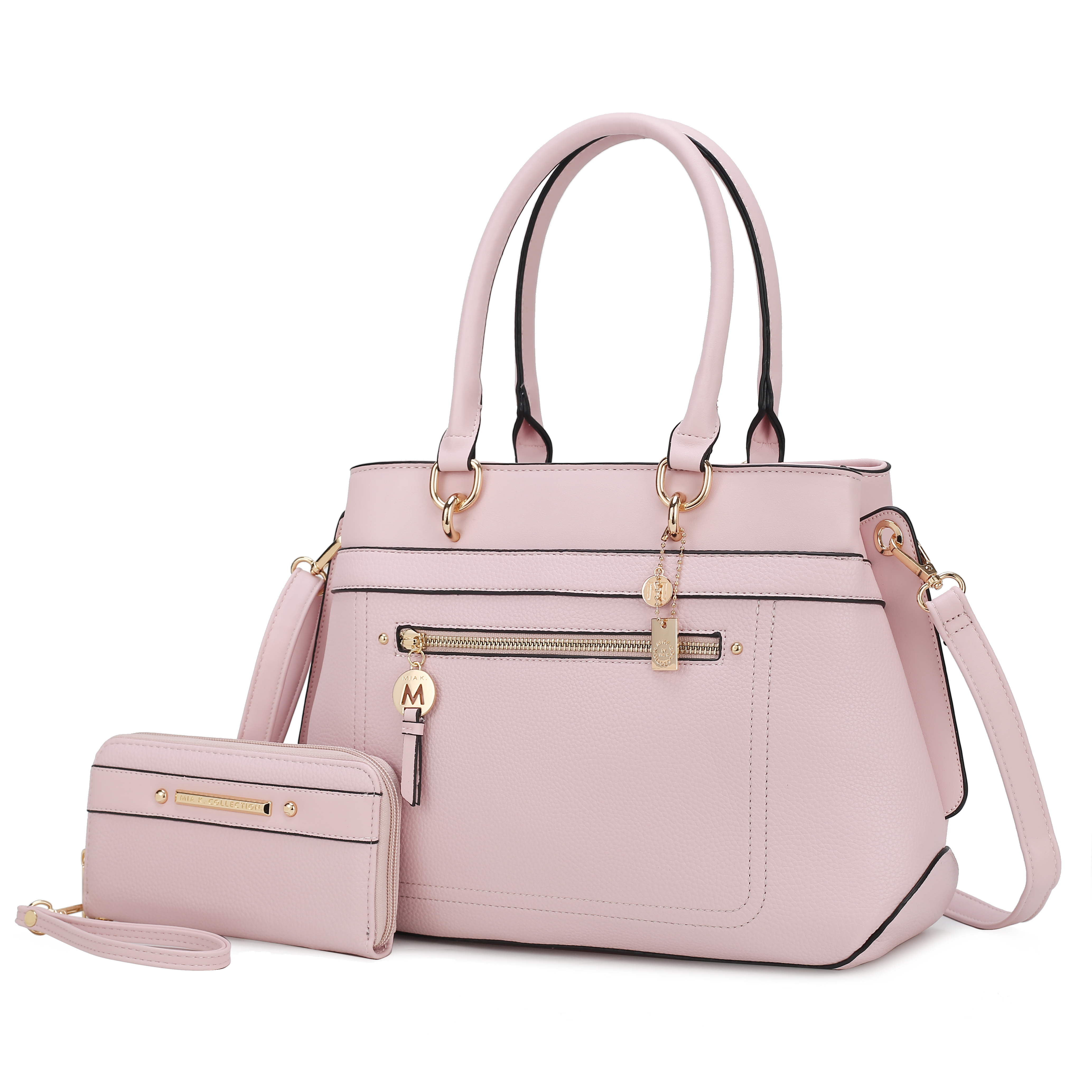 MKF Collection Gardenia Vegan Leather Women’s Tote Bag with Wallet by Mia K