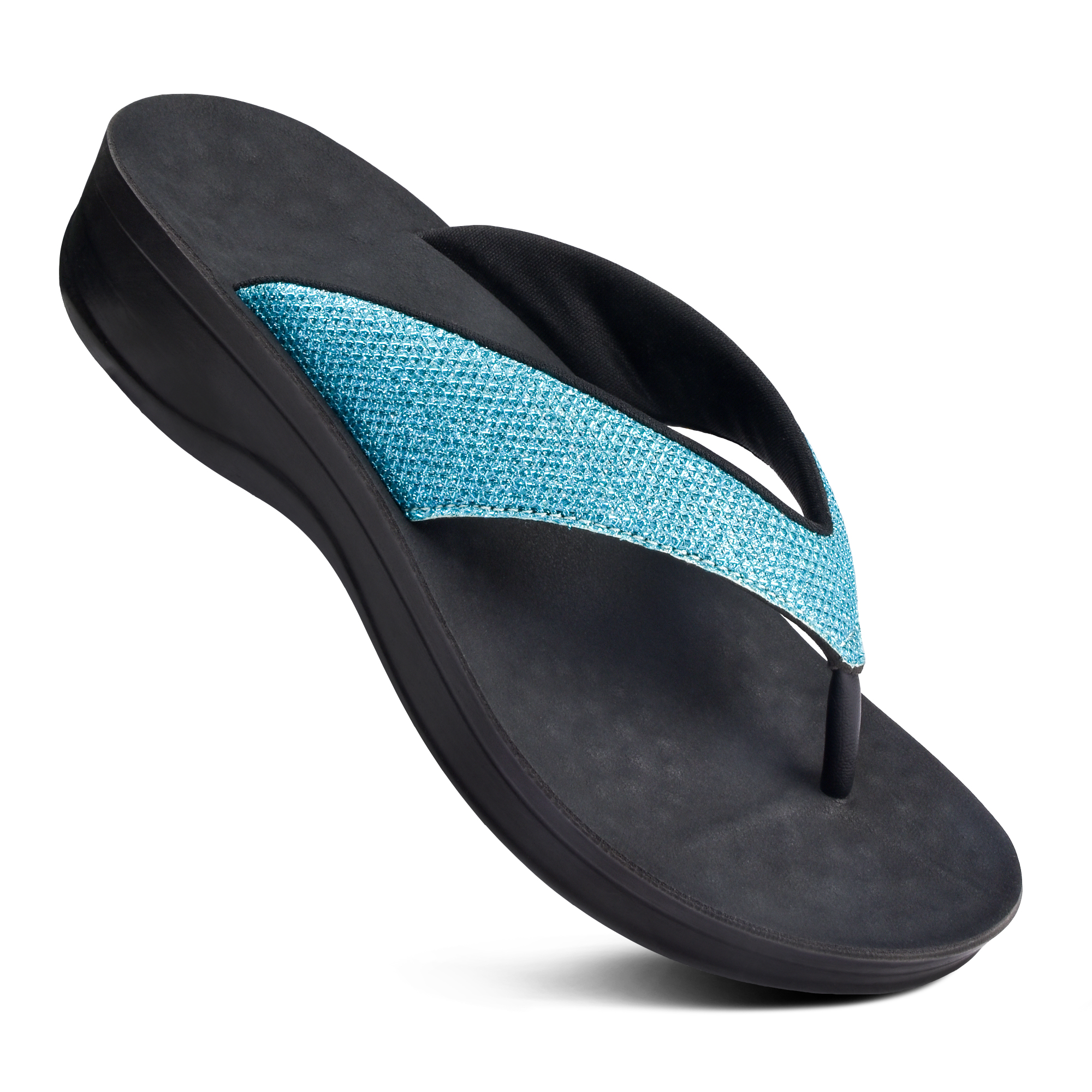 AEROTHOTIC Sparkle Women's Comfortable Platform Sandal