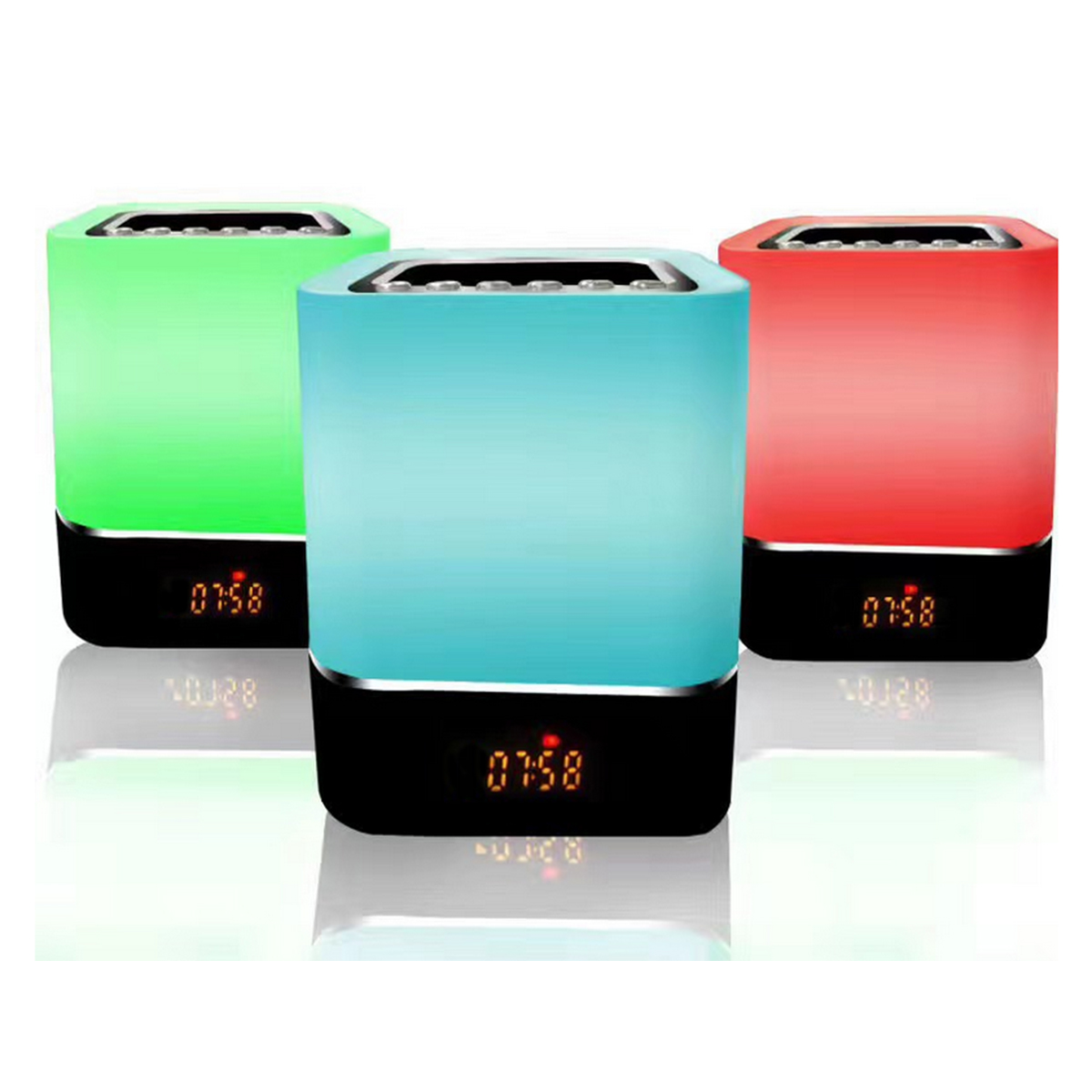 Zummy Color Changing Wireless  Speaker with Alarm Clock