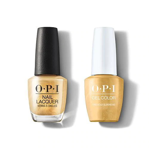 O.P.I This Gold Sleighs Me 2 Pack 0.5 oz