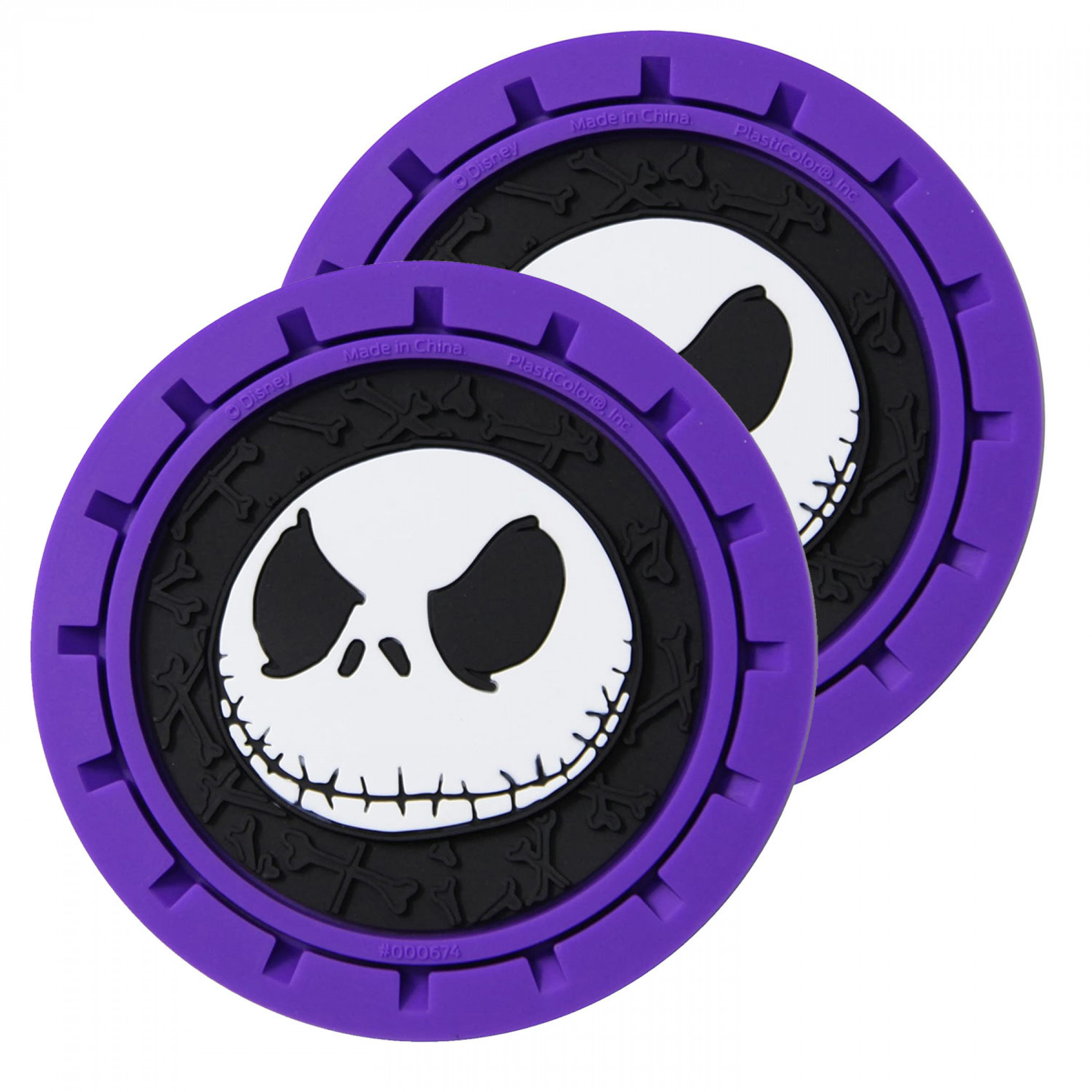 Nightmare Before Christmas Car Cup Holder Coaster 2-Pack