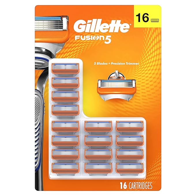 Gillette Fusion5 Men's Razor Blades - 16 Cartridge Refills
