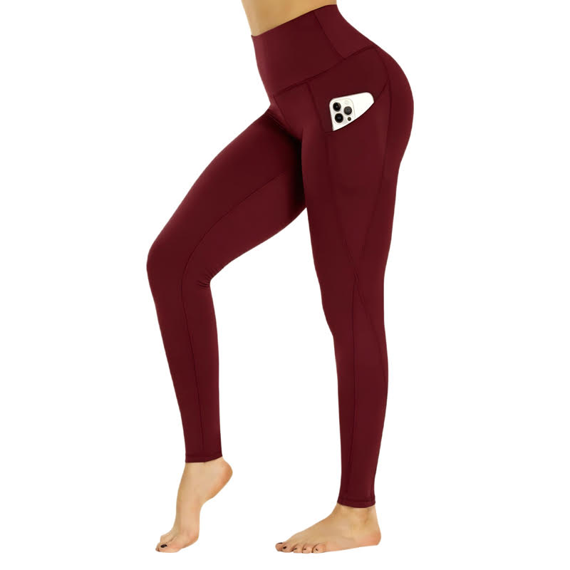 High Waist Yoga Pants with Pockets