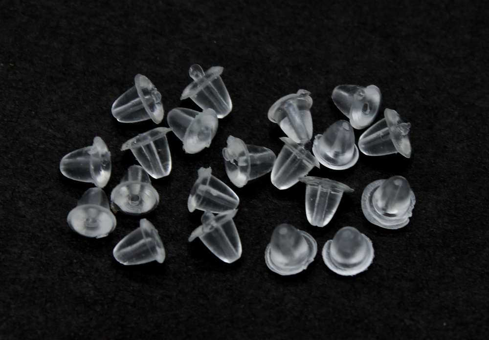 20 Pack of Silicone Earring Backs