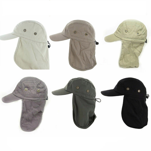 Magg Outdoor Cotton Blend Sun Protection Hat with Neck Flap