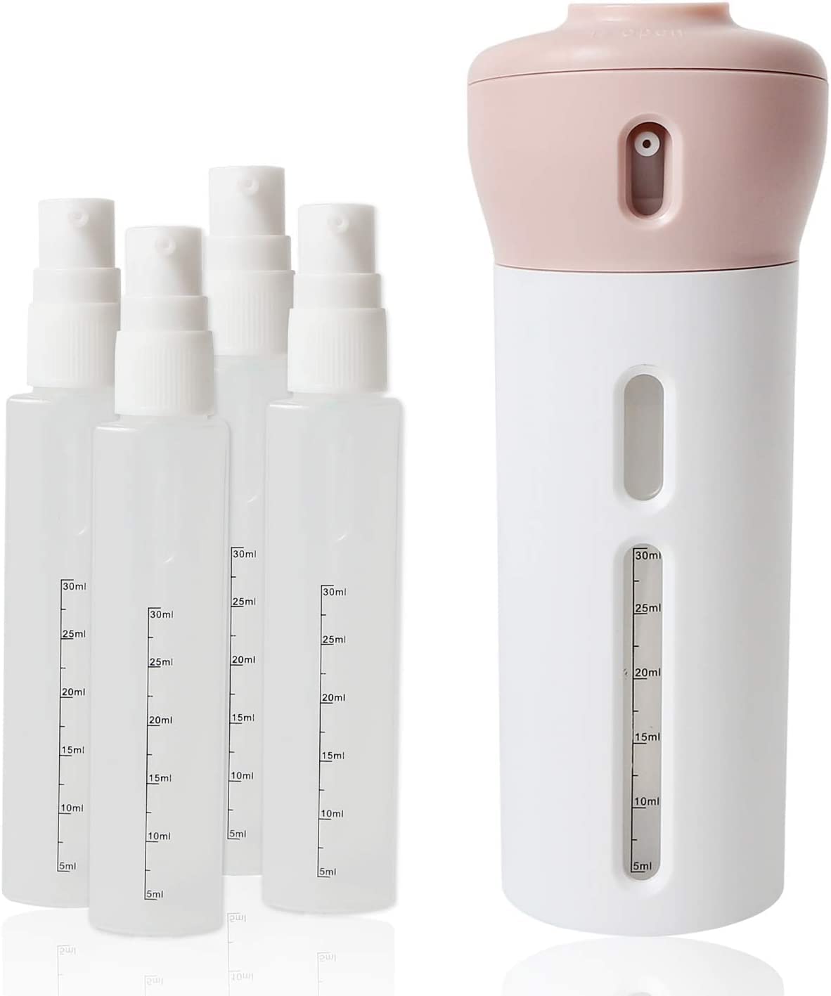 4-in-1 Smart Travel Bottles Non-Leak Set,