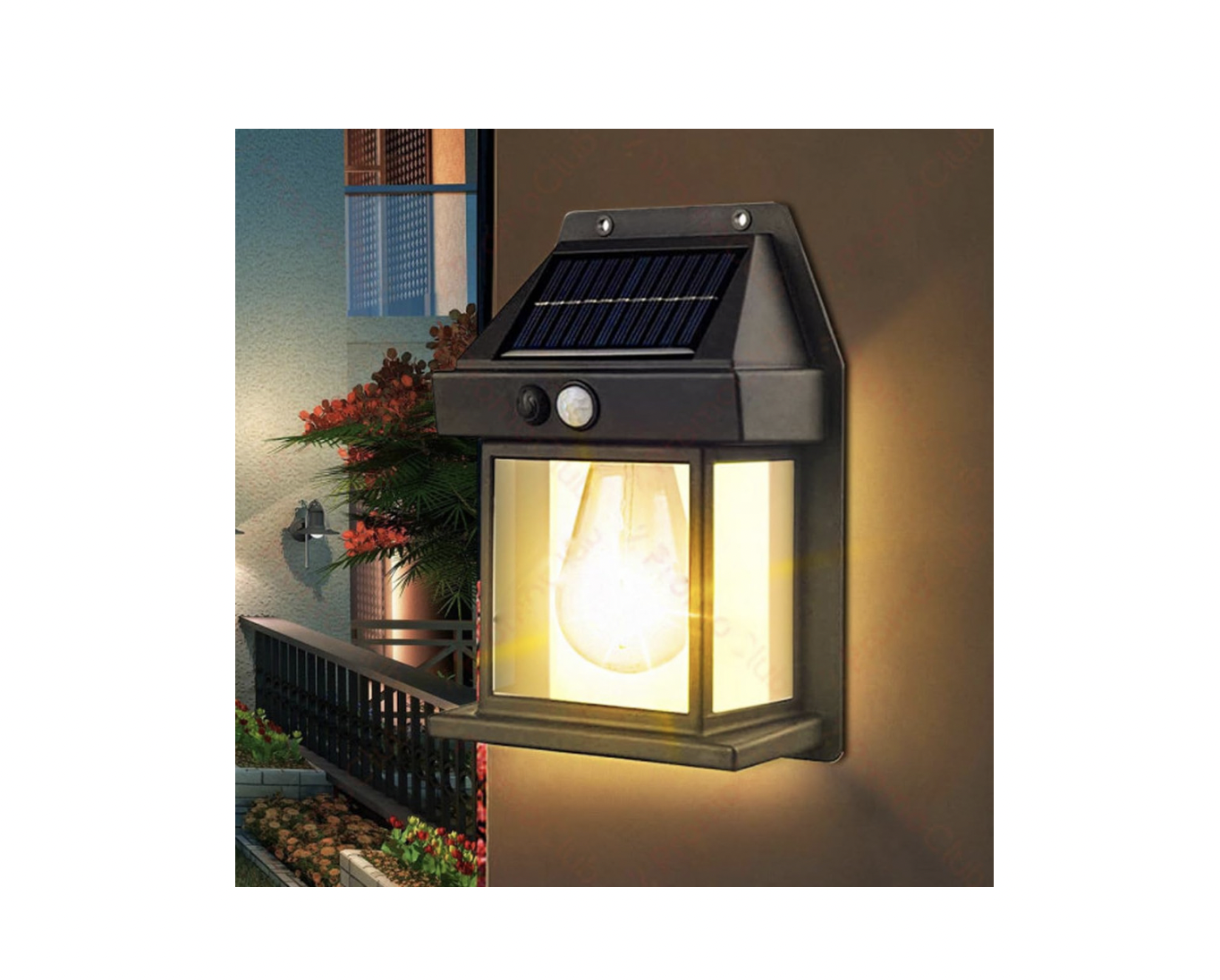 Solar Retro Wall Sconce
