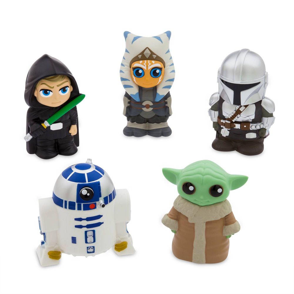 Disney Star Wars Bath Bucket Mini Figure Set - Open Box