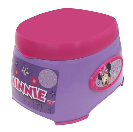 DISNEY MINNIE MOUSE 3-IN-1 POTTY TRAINER - PINK - New