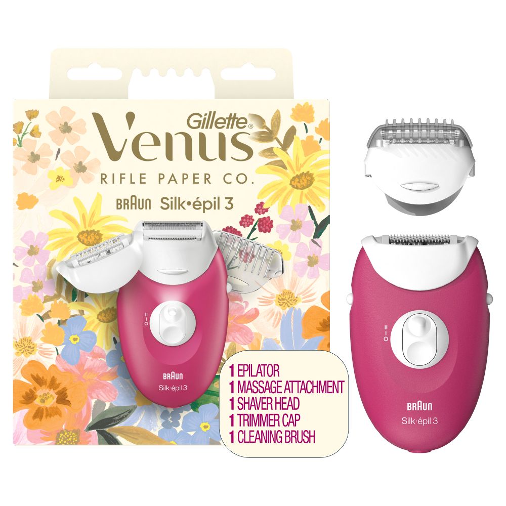 Rifle Paper Co Venus Epilator with Shaver Trimmer Attachments 17$