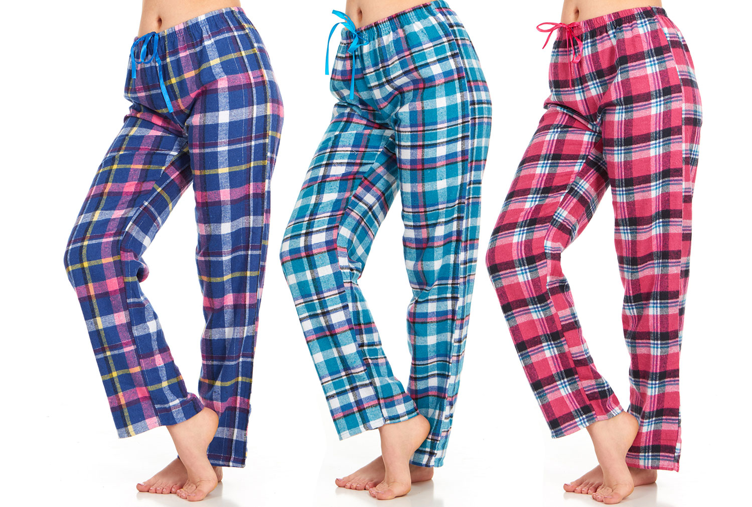 Women’s Soft Flannel Plaid Pajama Pants