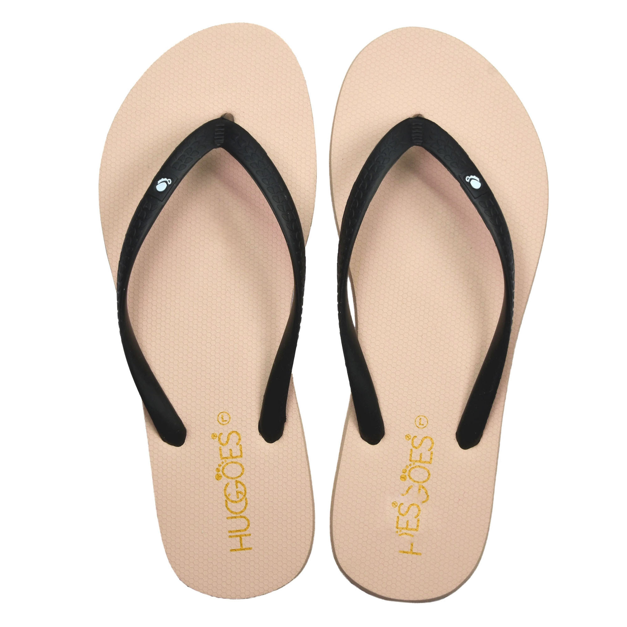 HUGGOES - Misty Women's Natural Rubber Summer Flip-Flops