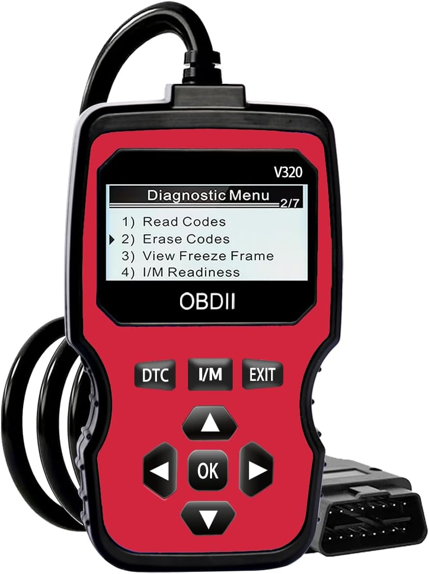 V320 Car Diagnostic Scanner - OBD2 Scanner Diagnostic Tool, Engine Fault Code Reader for Mechanics & DIYers.