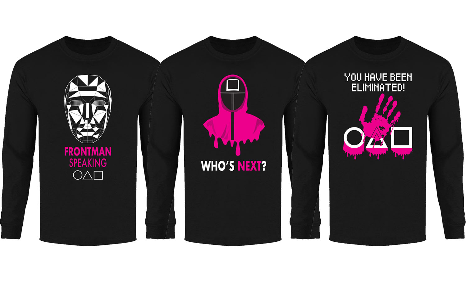 Men's Squid Games Long Sleeve Shirts