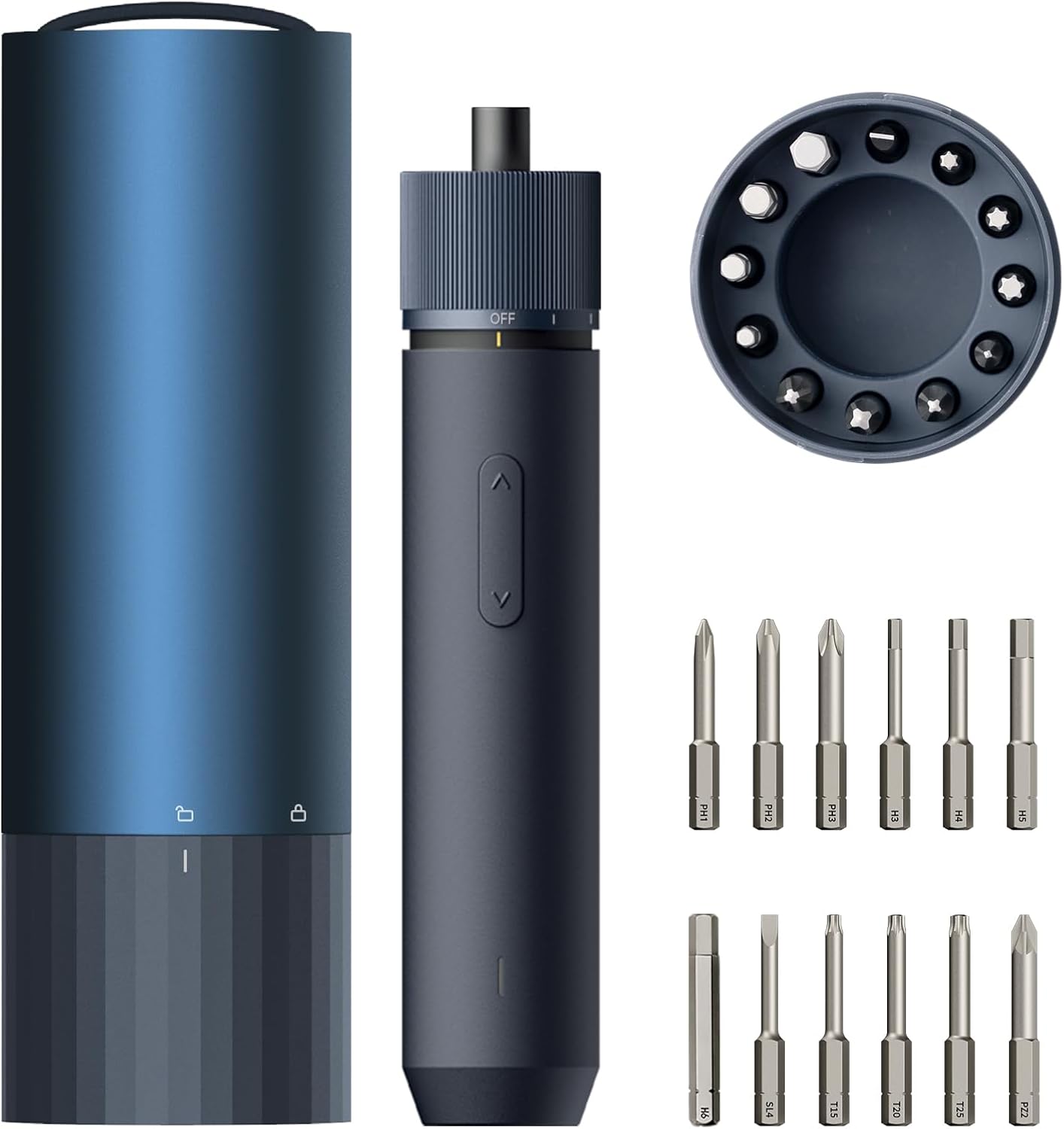HOTO Electric Screwdriver Rechargeable, 3.6V Cordless Screwdriver Set