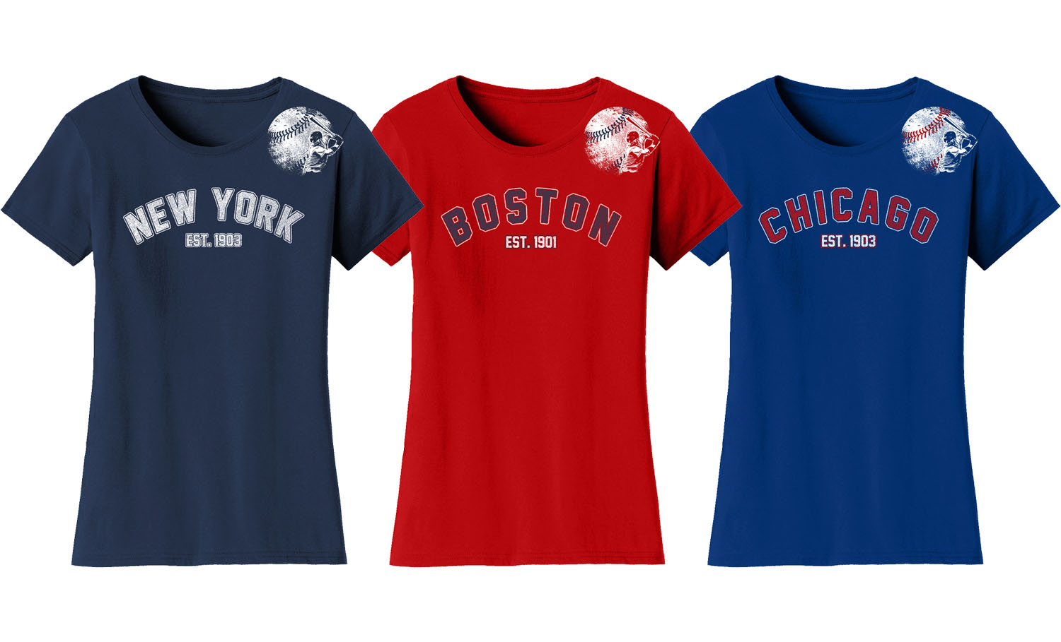 Women Batter Up Baseball T-Shirt