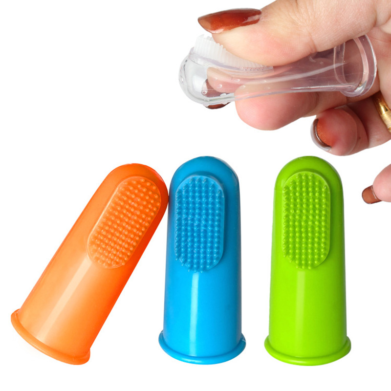 4Pcs Finger Pet Toothbrush