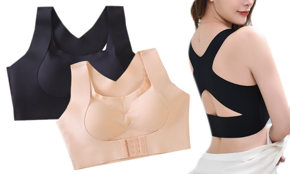Front Buckle Support Bra