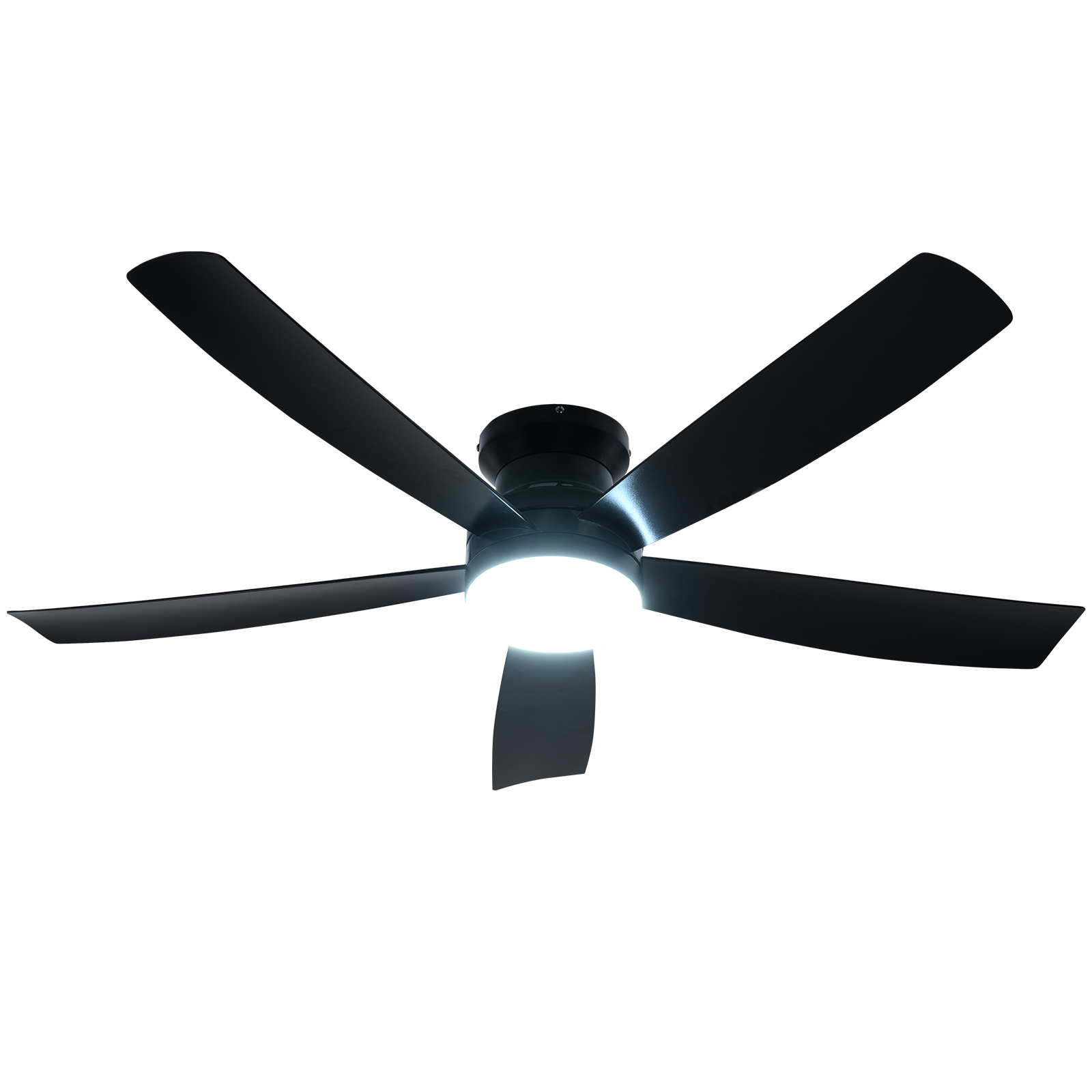 52" Ceiling Fan with Lights and Remote Control & Quiet Reversible Motor