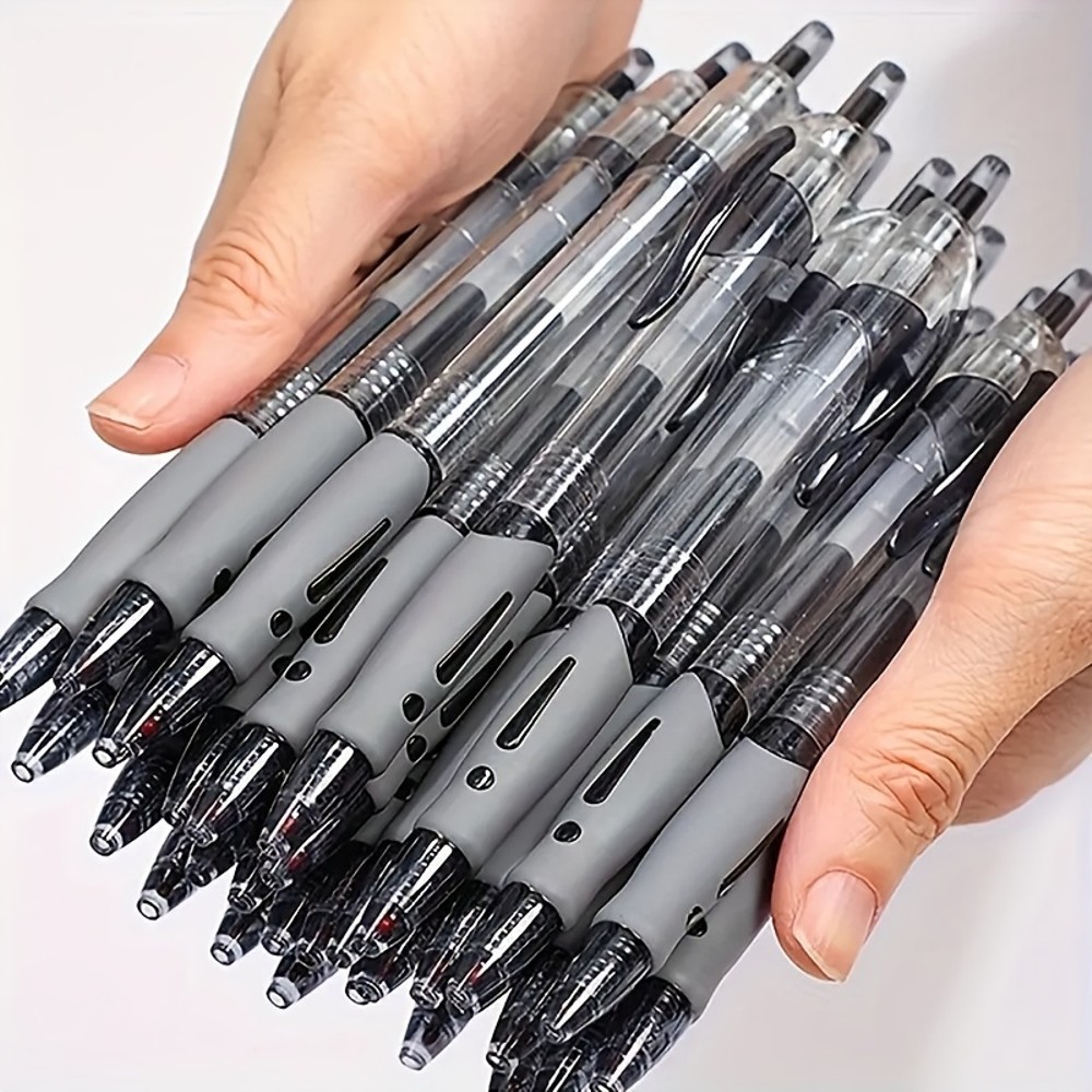 30 Pack Retractable Gel Ink Roller Ball Pens For School