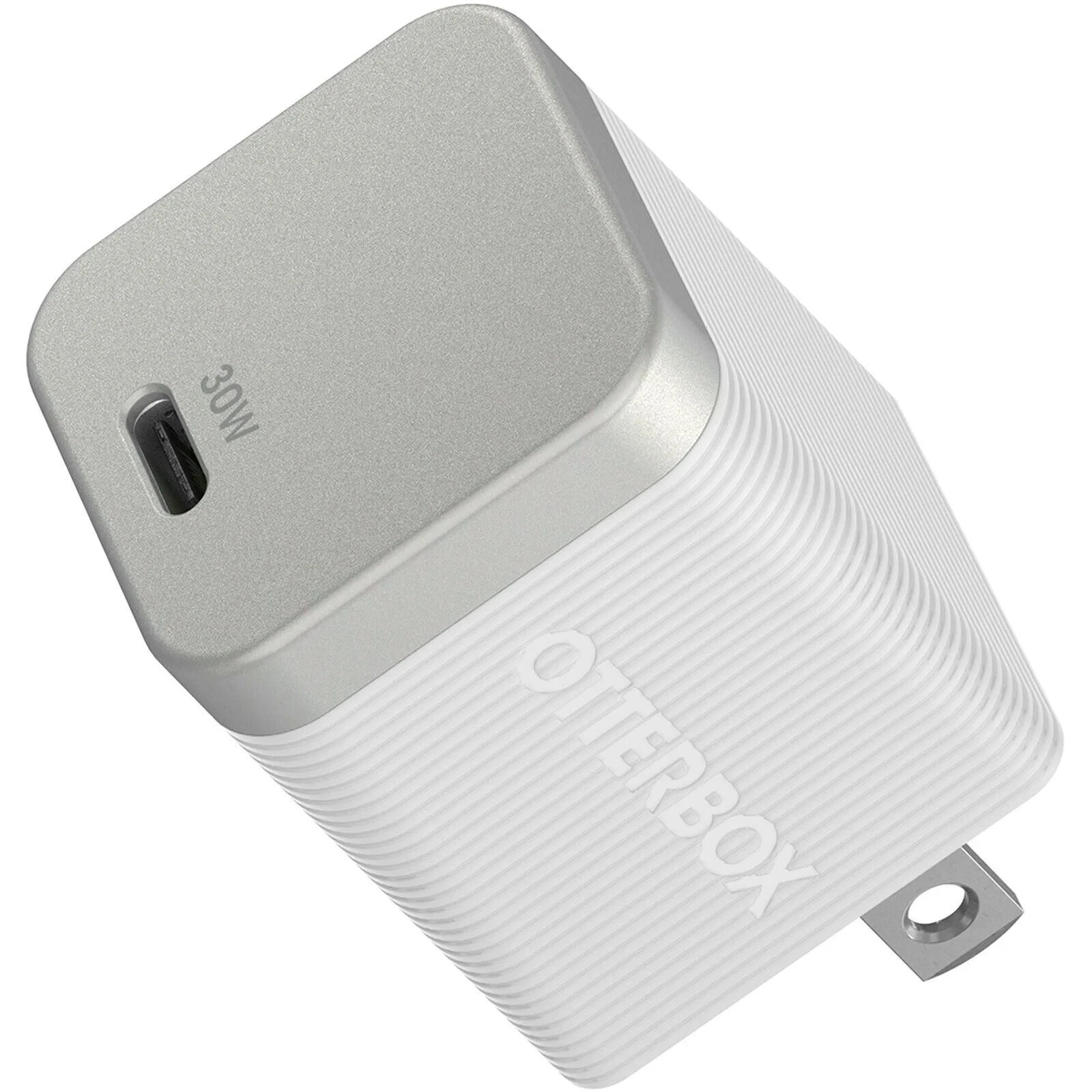 OtterBox Premium Pro Fast Charge USB-C Wall Charger - 30W Single Port - Lunar Light (White)