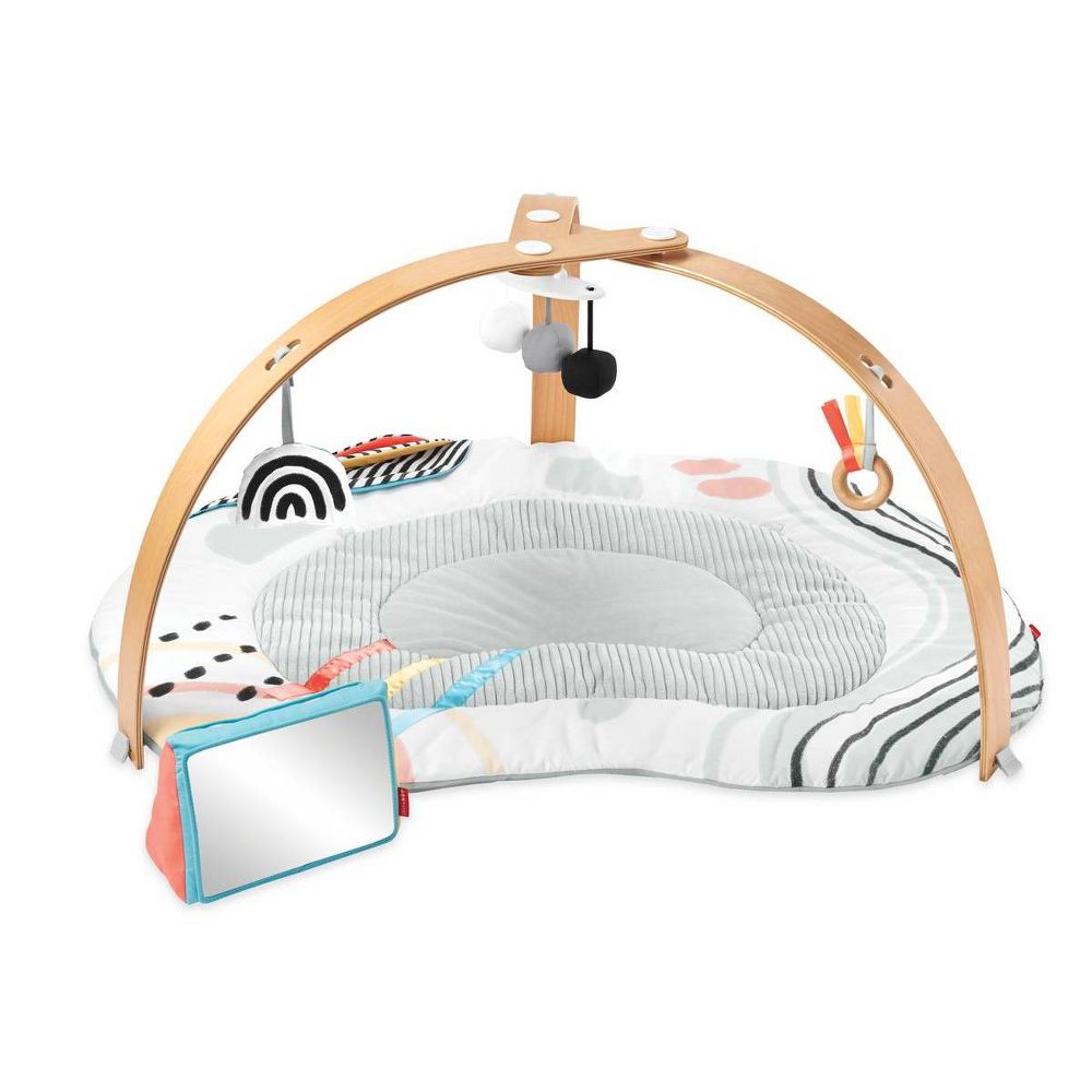 Skip Hop Discoverosity Activity Play Gym with Wooden Arches
