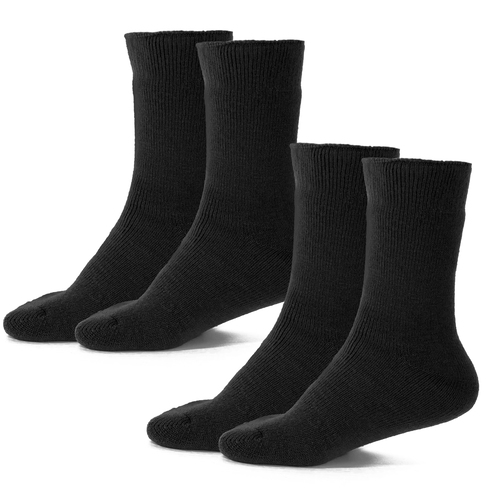 Arctic Snug Men Thermal Winter Fleeced Lined Heat Socks- 2 or 4 Packs