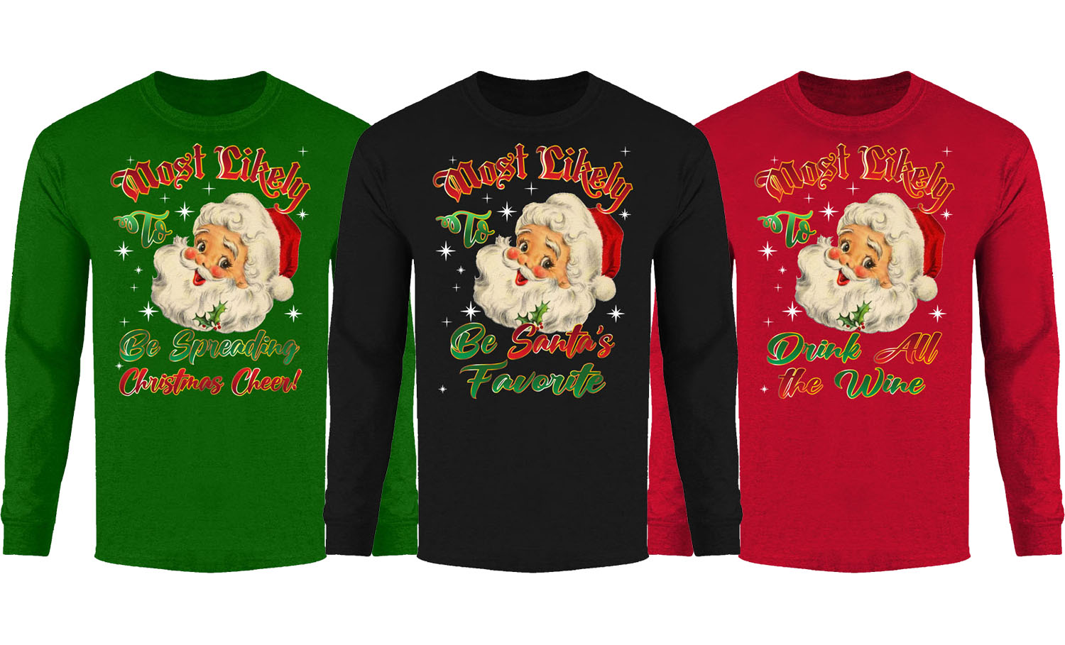 Mens Holiday Christmas Shirt- Assorted Styles