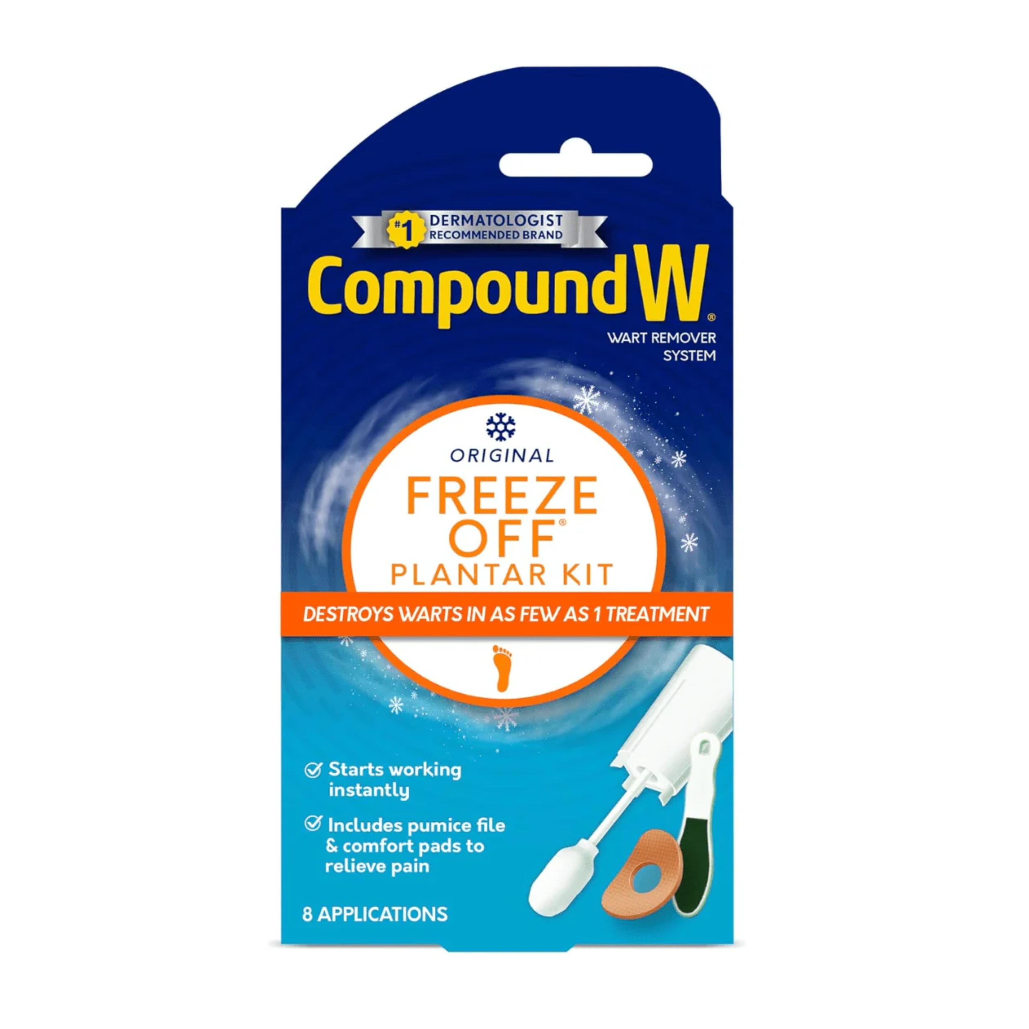 Compound W Freeze Off Plantar Wart Remover Kit  8 Applications