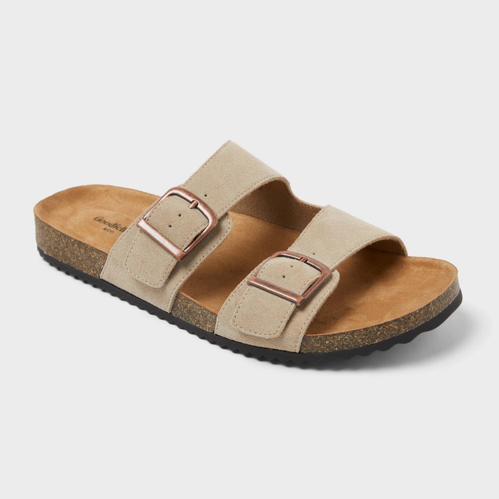 Men's Saul Suede Two Band Sandals - Goodfellow & Co