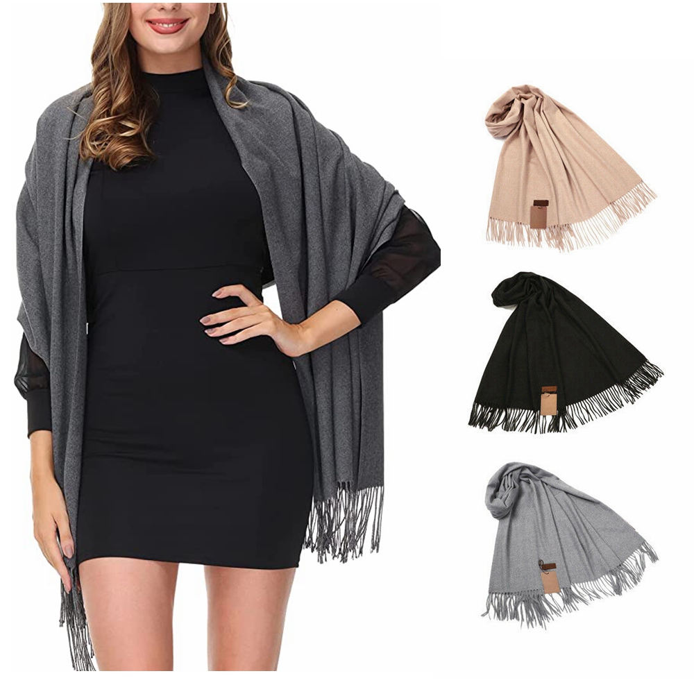 Women's Scarf Pashmina Shawls and Wraps Winter Warm Long Large Scarves