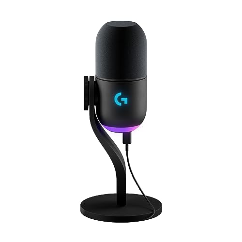 Logitech G Yeti GX Dynamic RGB Gaming Microphone with LIGHTSYNC, USB Mic