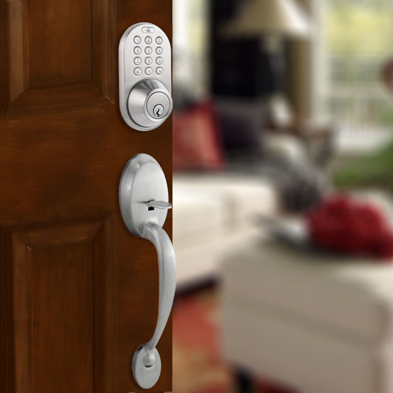 MiLocks Keyless Entry Deadbolt and Handleset Door Lock Combo