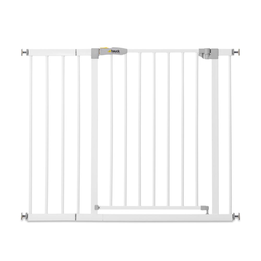 hauck Open N Stop KD Pressure Fit Baby & Pet Safety Gate w/ 8" Extension Ac