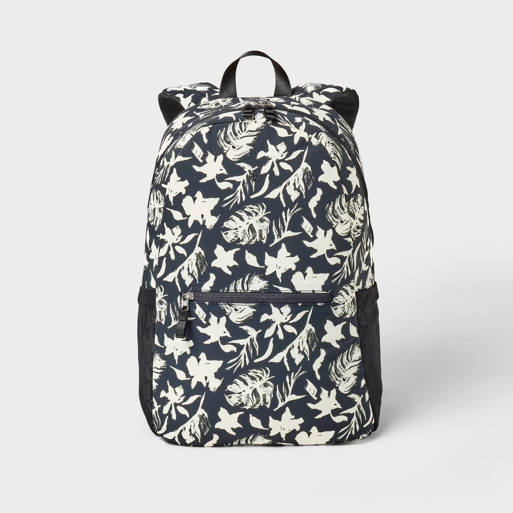 23L Tween Crinkle Backpack - All In Motion Floral: Water Repellent, Botanic