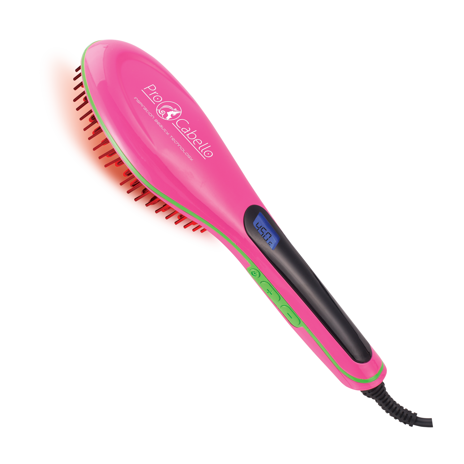 ProCabello Luxury 5500 Heated HairStraightening Brush BelleChic