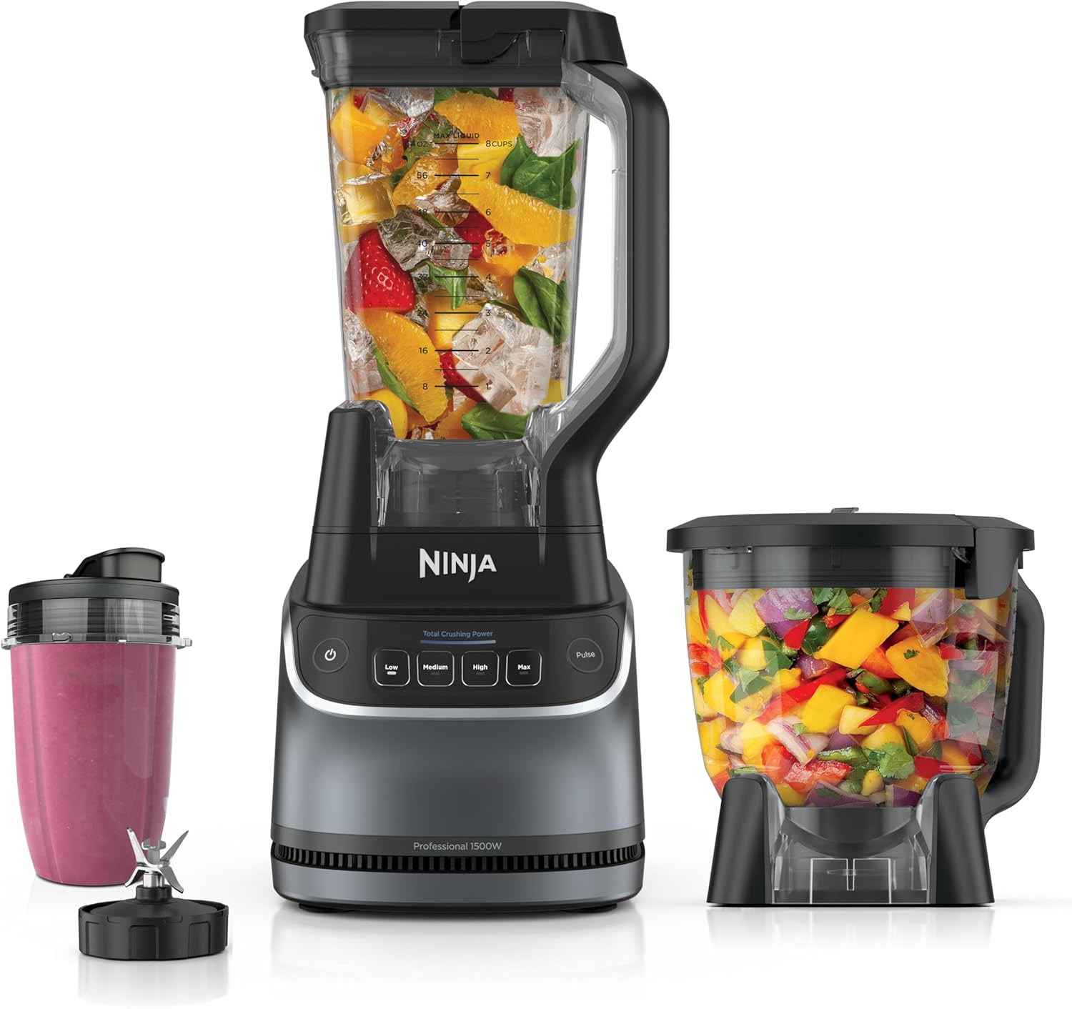 Refurbished Ninja UltraCrush Pro Kitchen System BP401  1500W 72oz Blender