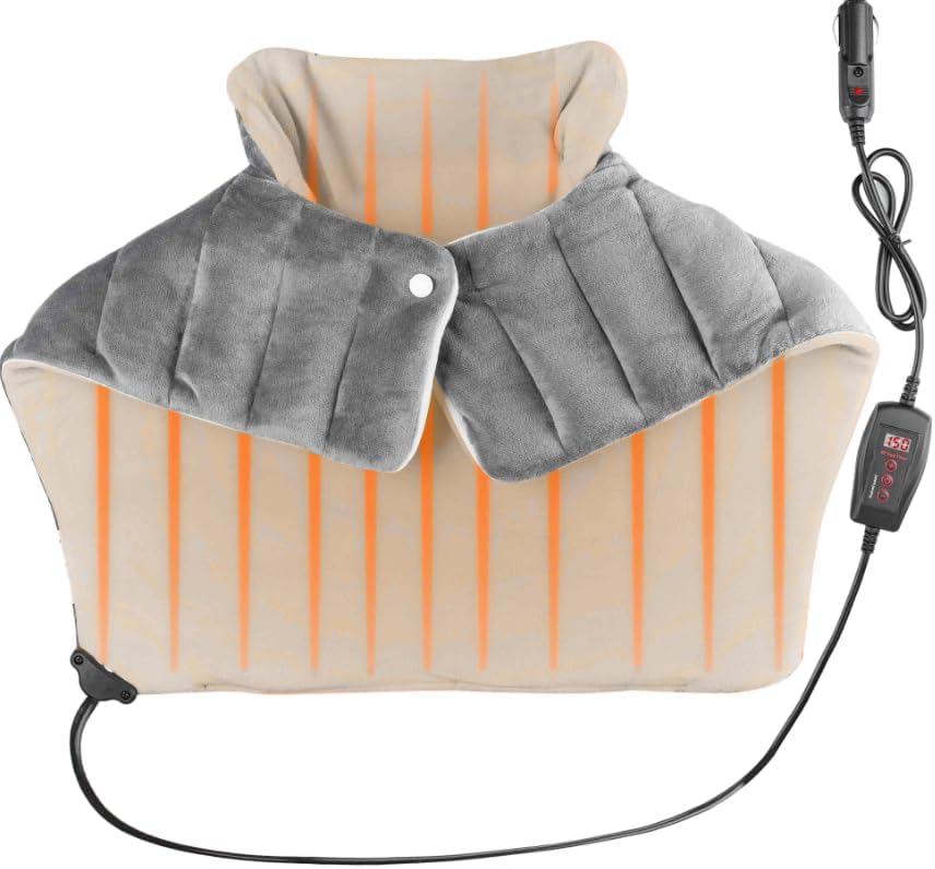 Car Electric Heating Blanket for Neck, Shoulder and Back