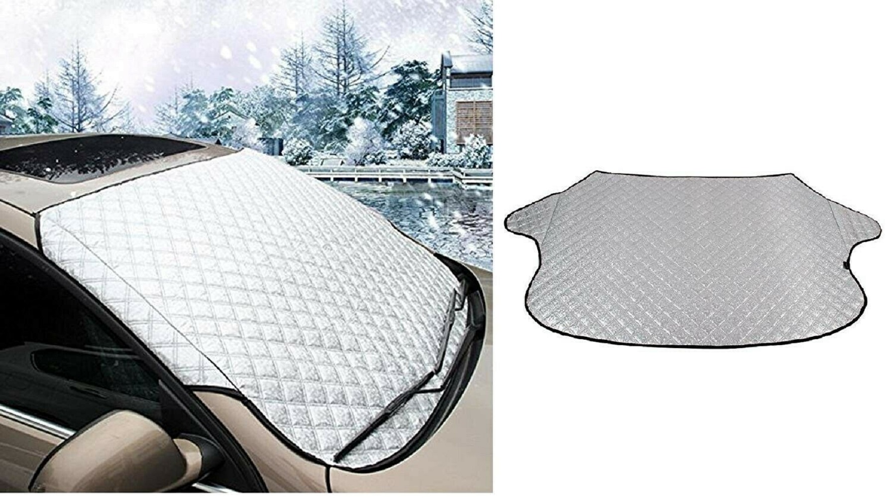 Car Windshield Snow Sun Cover Tarp