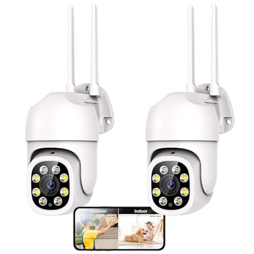 1080P Security Camera Outdoor Wired/Wireless Starlight Color Night Vision