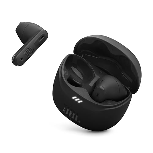 Jbl Tune Flex 2 True Wireless Earbuds Spatial Sound Smart Ambient (Black)