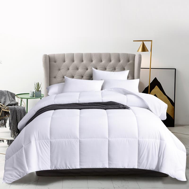 All Season White Down Alternative Quilted Comforter/Duvet Insert