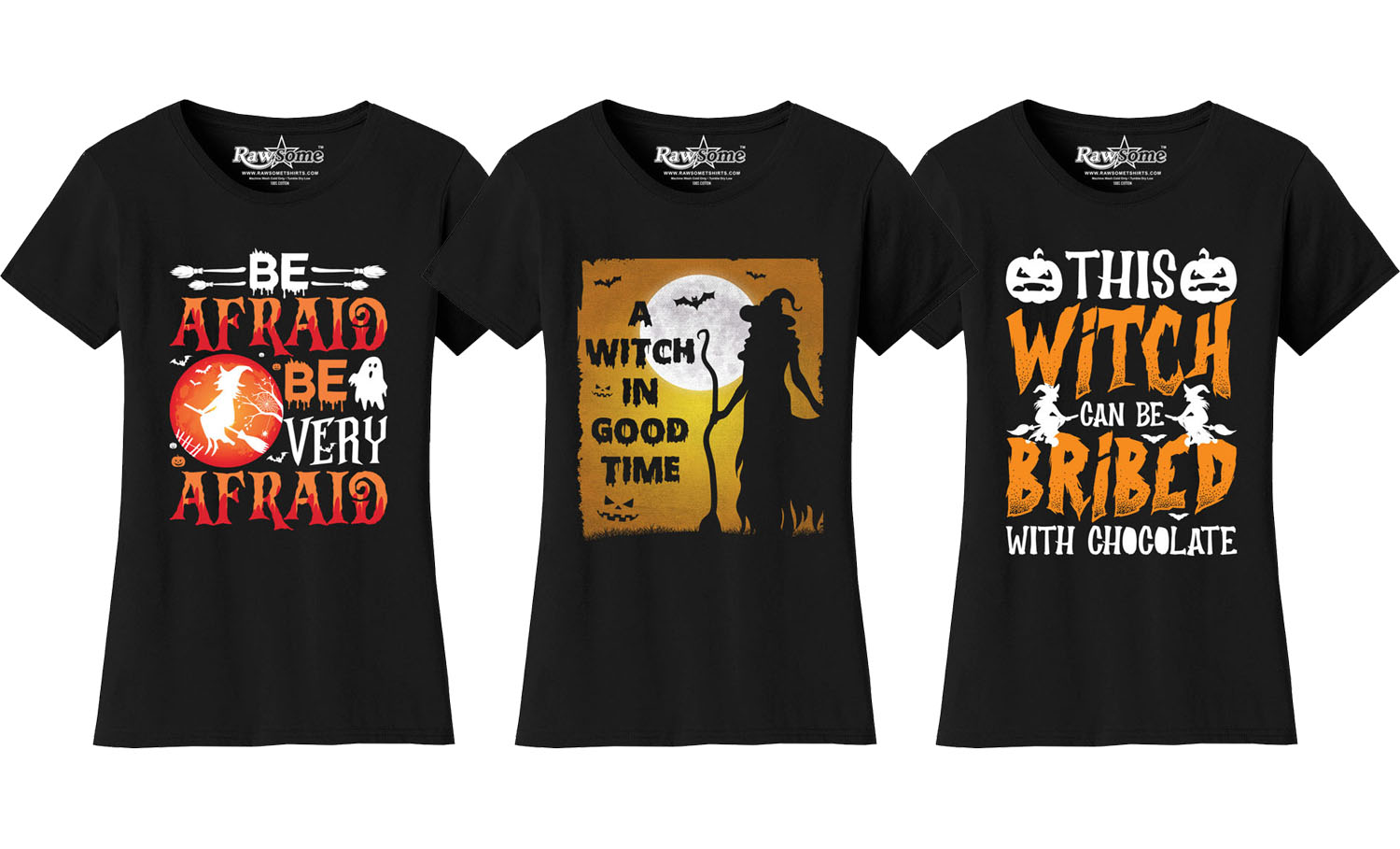 Women's Creepy Scary Halloween T-Shirt