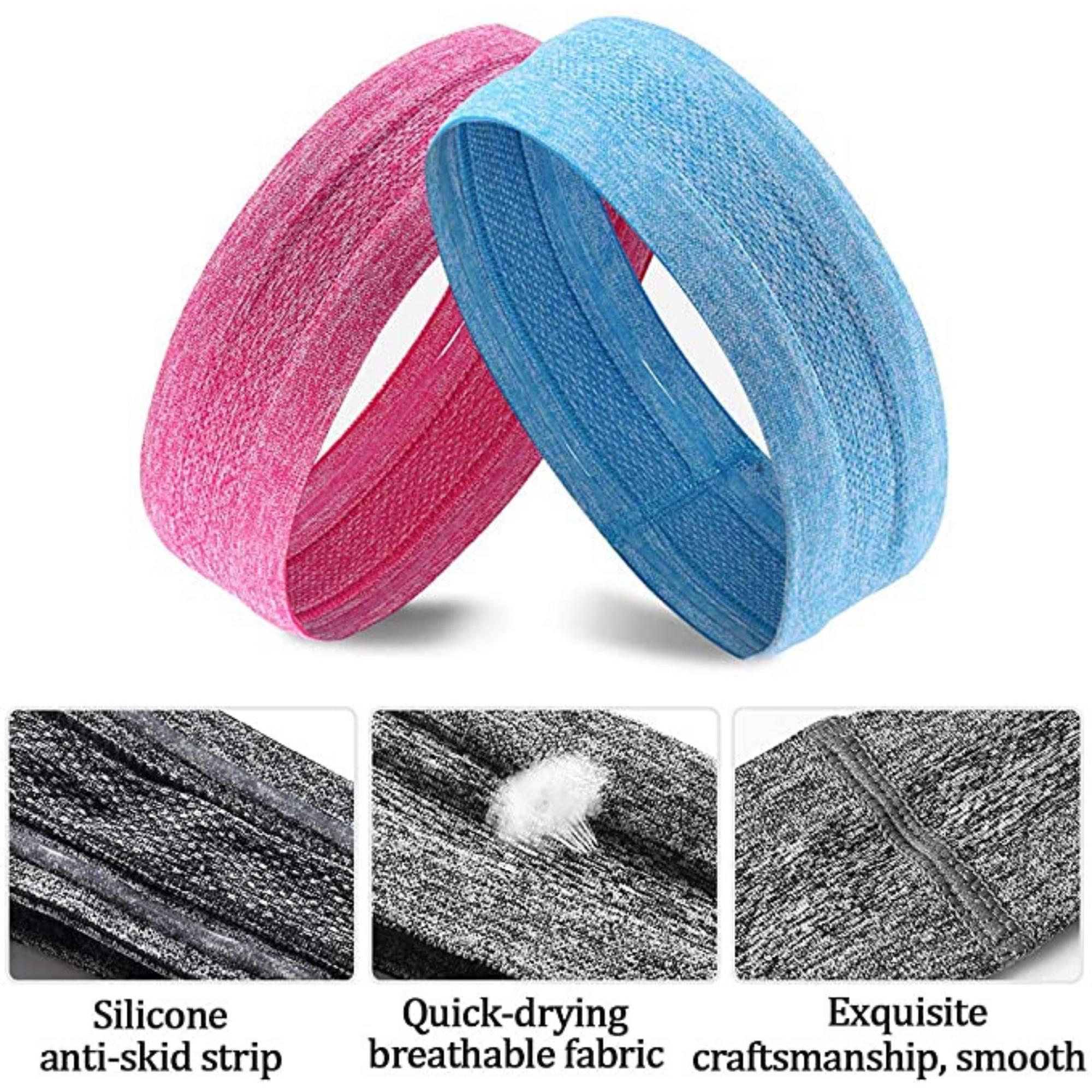 Cardio Cross-Training Sport and Fitness Sweat-Wicking Headband