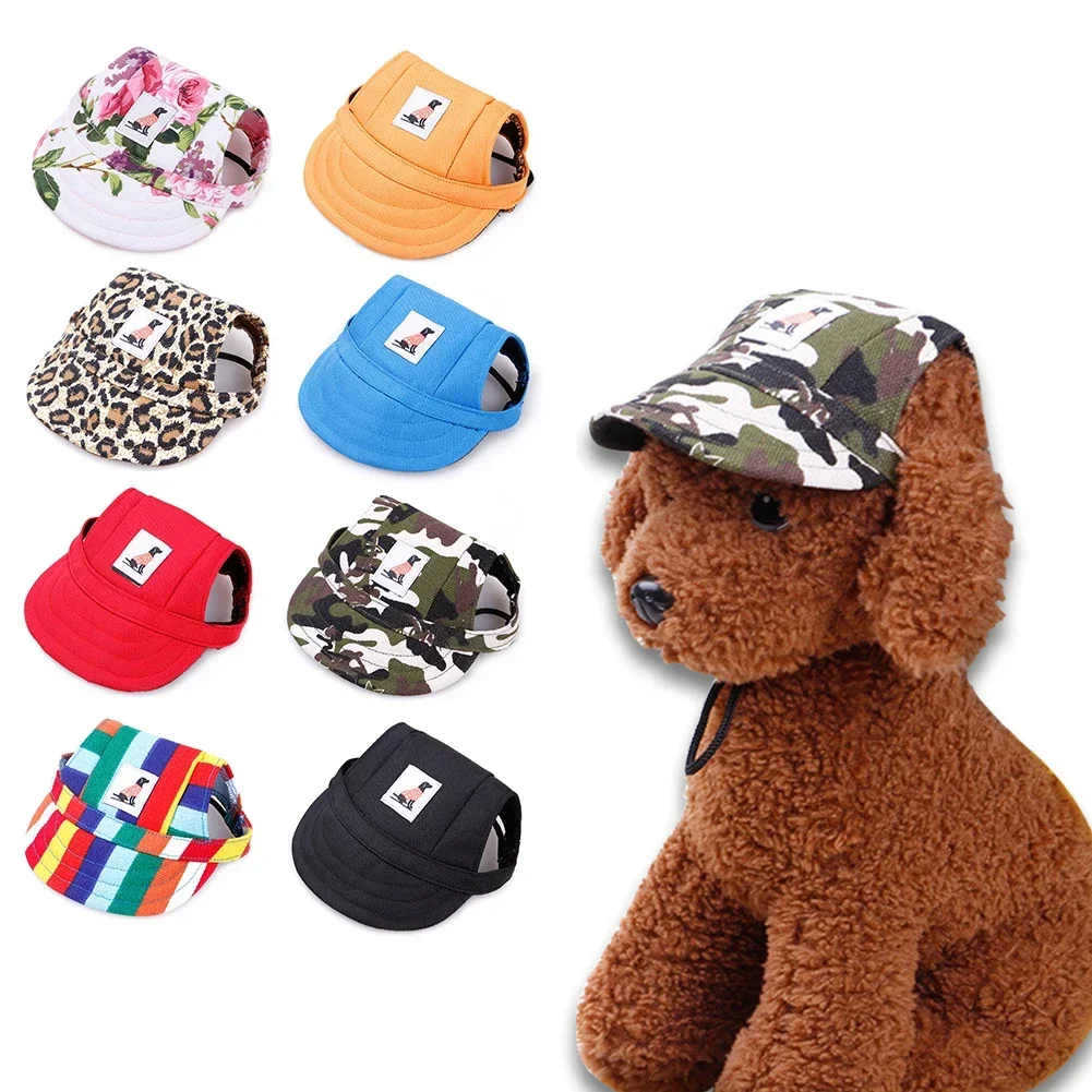 Cute Pet Baseball Visor Hat – Fashionable Dress-Up Cap for Dogs & Cats