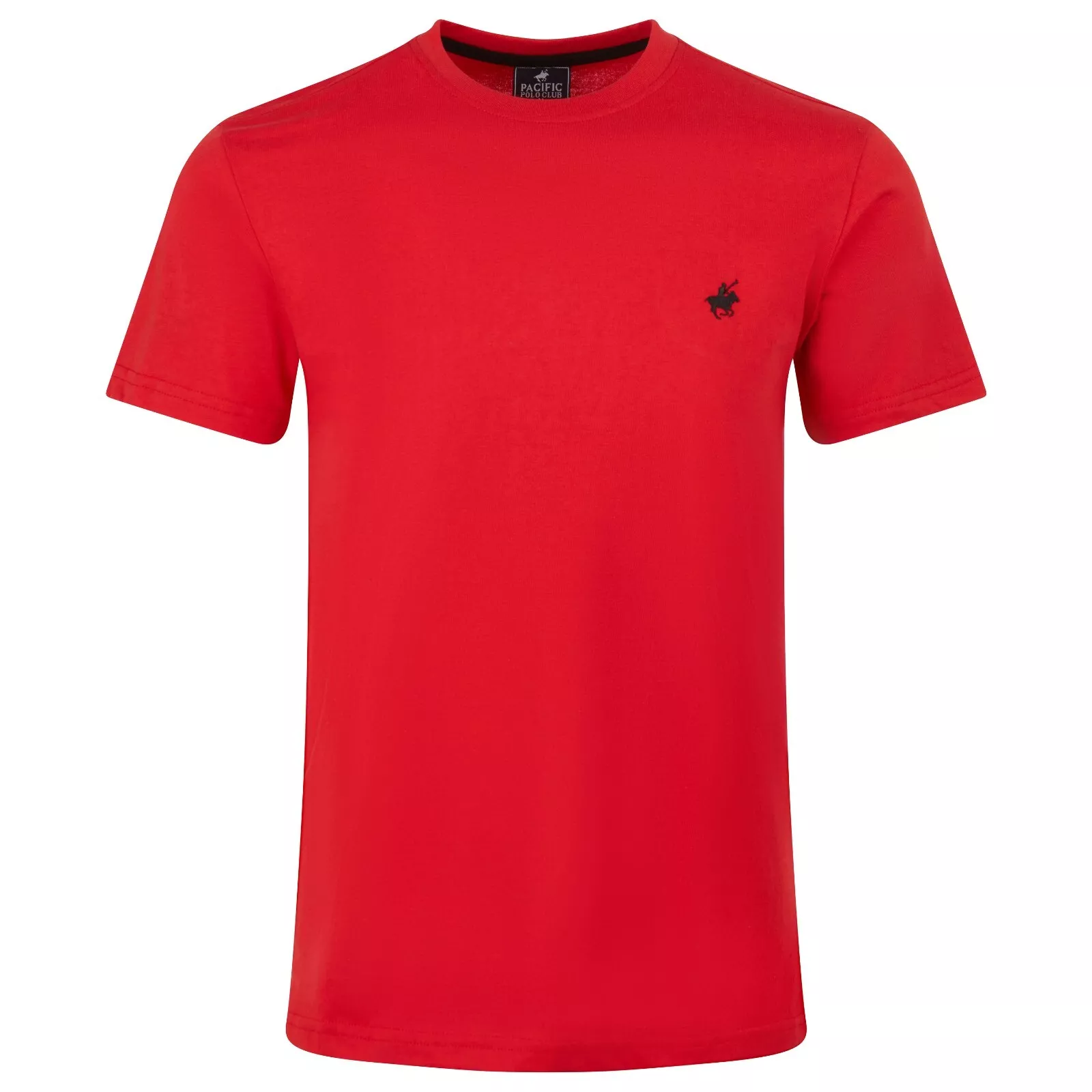 MENS PACIFIC POLO CLUB TSHIRT PREMIUM HEAVY SHORT SLEEVE - SIZE: MEN M - RED - New
