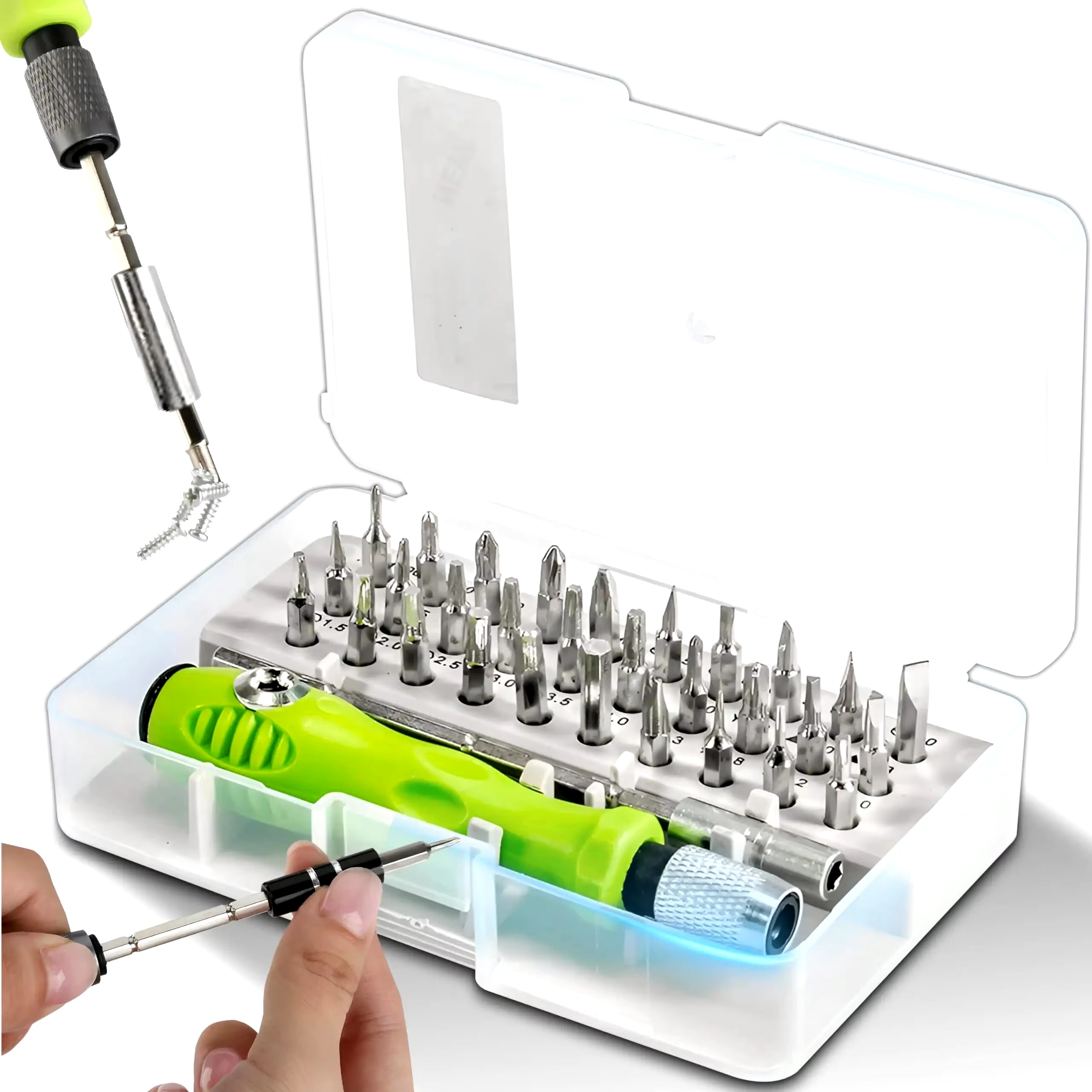Mini 32-in-1 Precision Screwdriver Set For Phone Watch Glasses PC